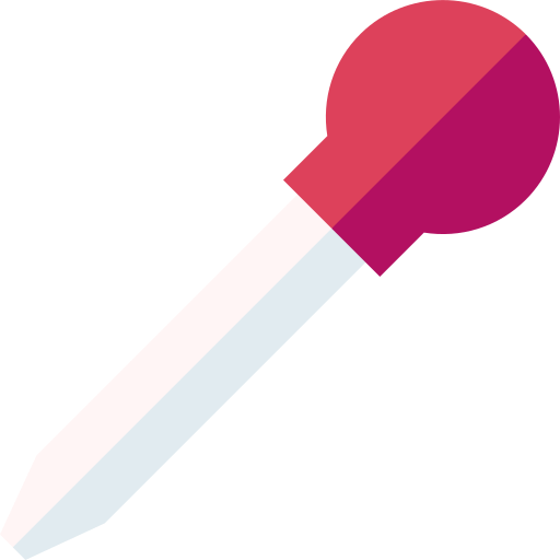 pipette Basic Straight Flat icon