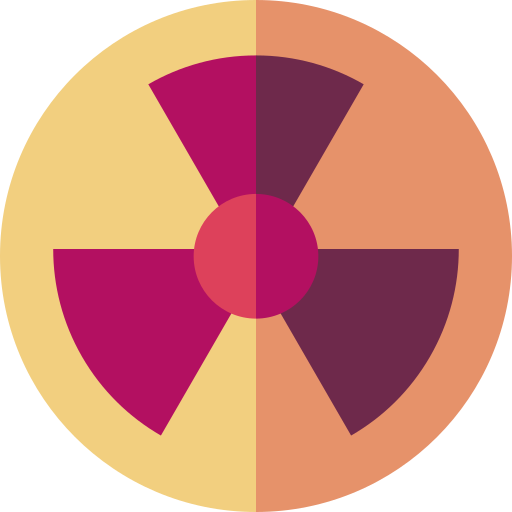 atomowy Basic Straight Flat ikona