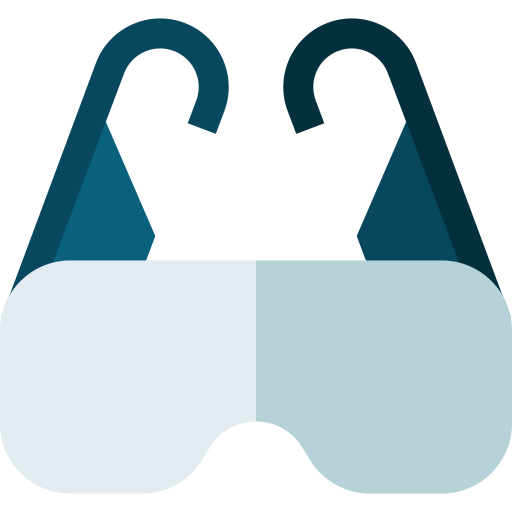очки для плавания Basic Straight Flat иконка