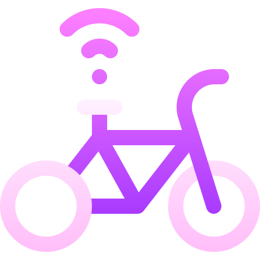 bicicletta Basic Gradient Gradient icona