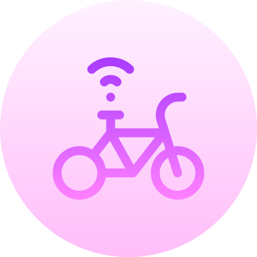 fahrrad Basic Gradient Circular icon