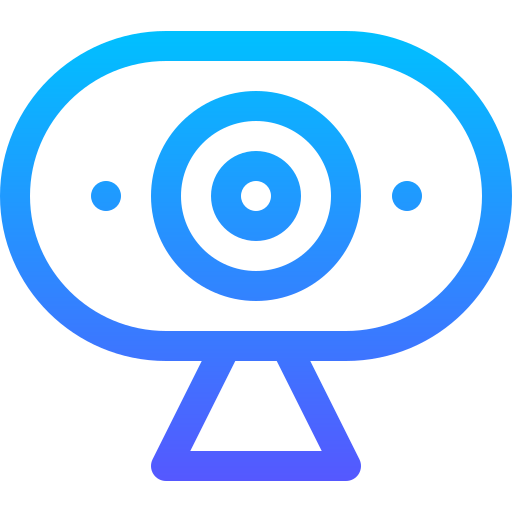 webcam Basic Gradient Lineal color icon