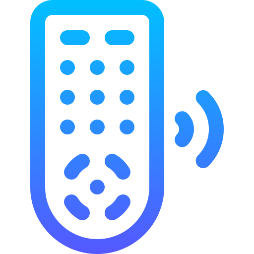 telecomando Basic Gradient Lineal color icona