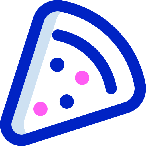 porción de pizza Super Basic Orbit Color icono