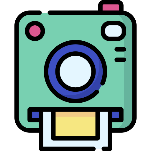 Polaroid camera Special Lineal color icon