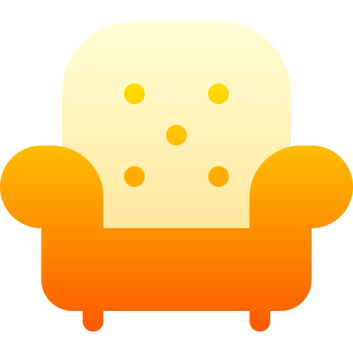 Armchair Basic Gradient Gradient icon