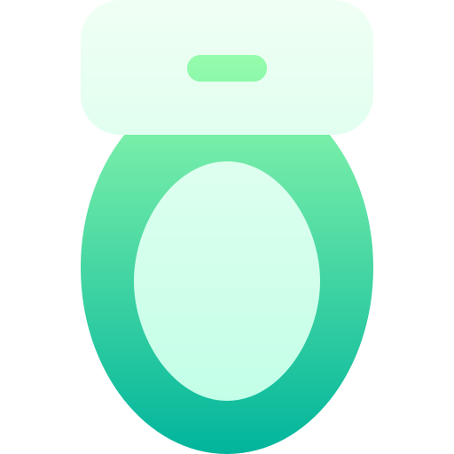 Toilet Basic Gradient Gradient icon