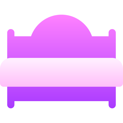 Bed Basic Gradient Gradient icon