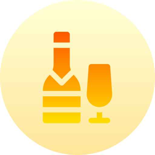 ワイン Basic Gradient Circular icon