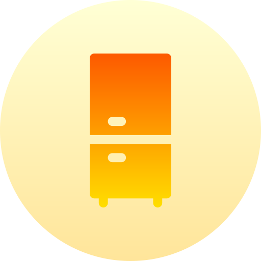 냉장고 Basic Gradient Circular icon