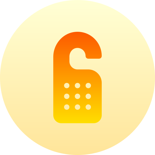 Doorknob Basic Gradient Circular icon