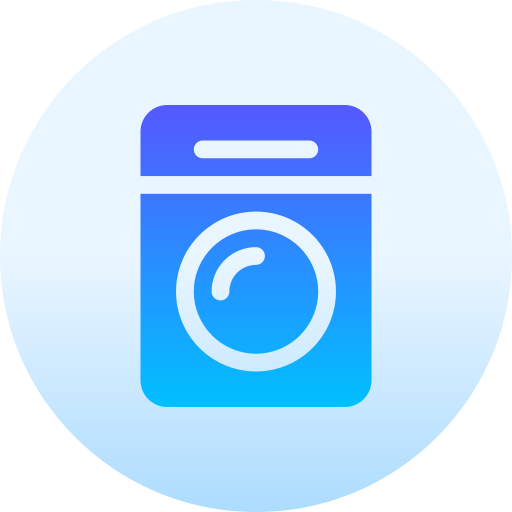 lavadora Basic Gradient Circular icono