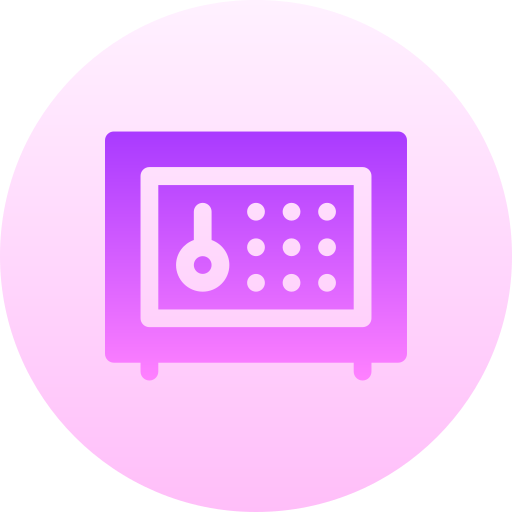 Safebox Basic Gradient Circular icon