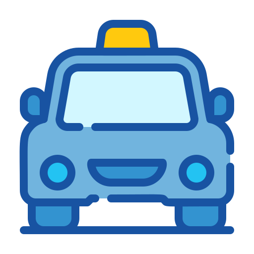 タクシー Generic Outline Color icon