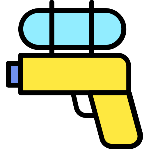 Water gun Generic Outline Color icon