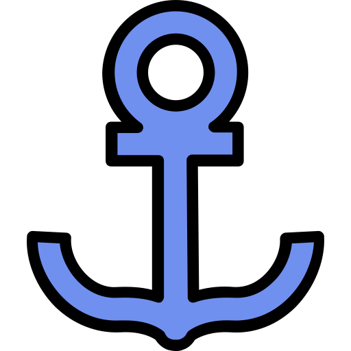 Anchor Generic Outline Color icon