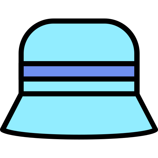 kapelusz przeciwsłoneczny Generic Outline Color ikona