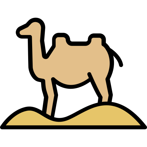 camello Generic Outline Color icono