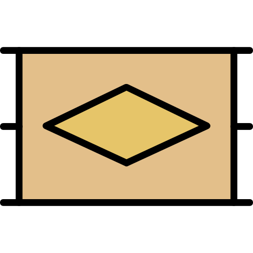 양탄자 Generic Outline Color icon