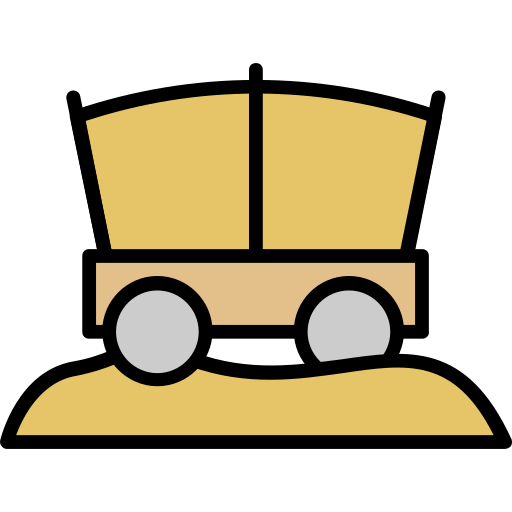 vagón Generic Outline Color icono
