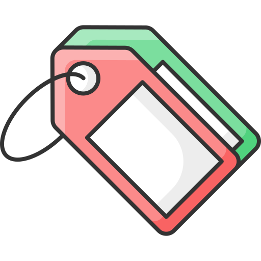 Tags Generic Outline Color icon