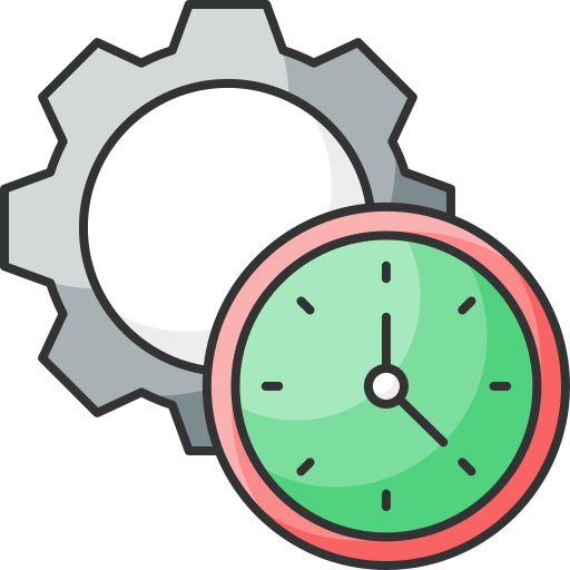 gestión del tiempo Generic Outline Color icono