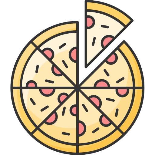 Пицца Generic Outline Color иконка