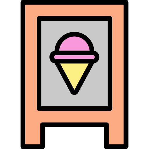 Ice cream Generic Outline Color icon