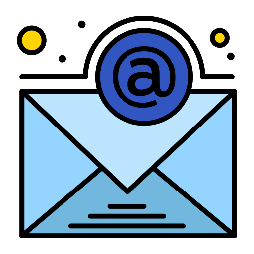 email Flatart Icons Lineal Color icono