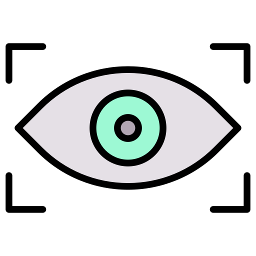 biometrisch Generic Outline Color icon