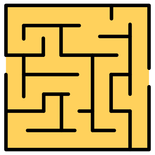 Maze Generic Outline Color icon
