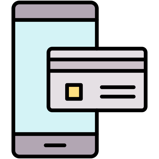 Mobile payment Generic Outline Color icon