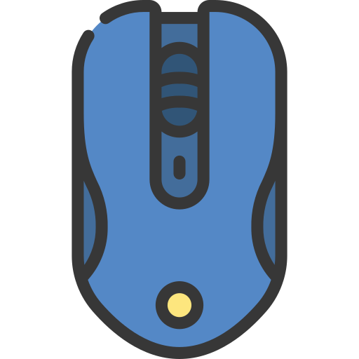 mouse de computador Juicy Fish Soft-fill Ícone