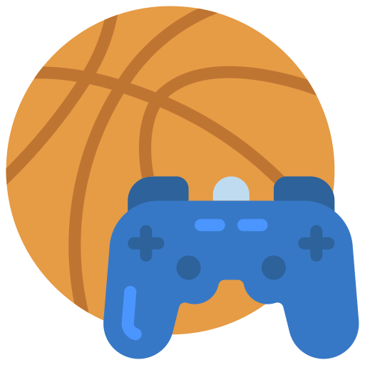 Basketball game Juicy Fish Flat icon