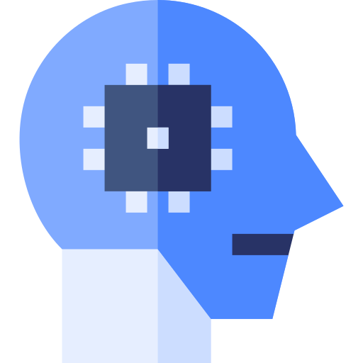 künstliche intelligenz Basic Straight Flat icon
