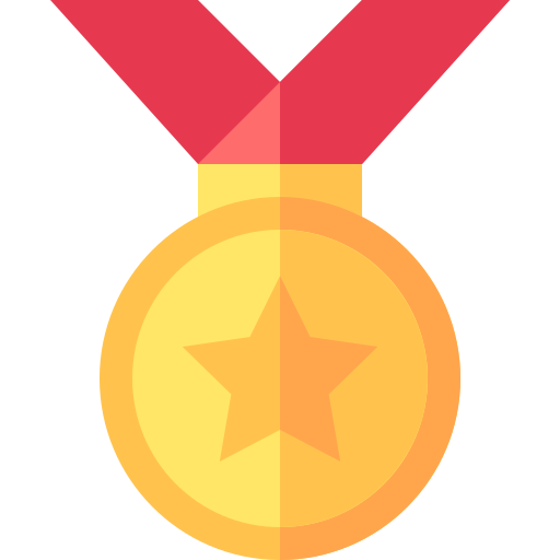 Medal Basic Straight Flat icon