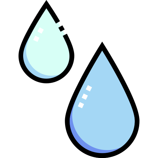 Water Detailed Straight Lineal color icon