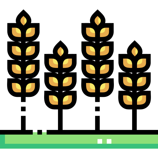 Wheat Detailed Straight Lineal color icon