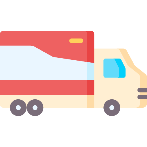 camion de livraison Special Flat Icône