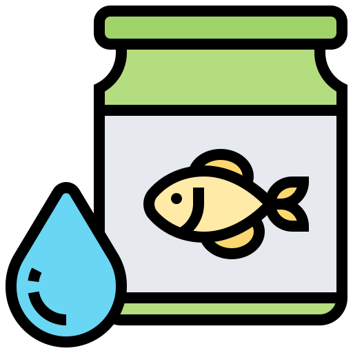 Fish oil Meticulous Lineal Color icon