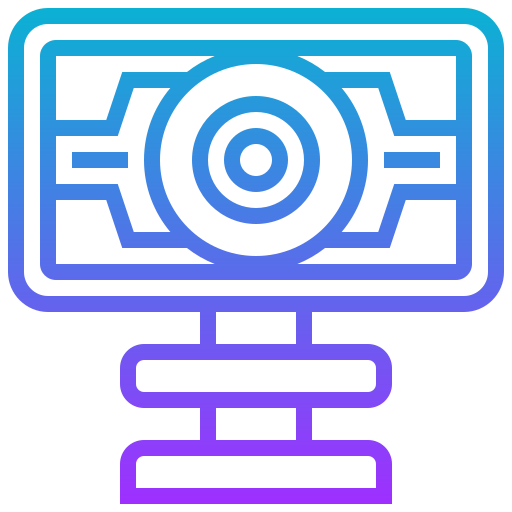 Webcam Meticulous Gradient icon