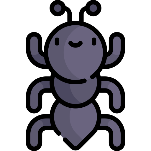 개미 Kawaii Lineal color icon