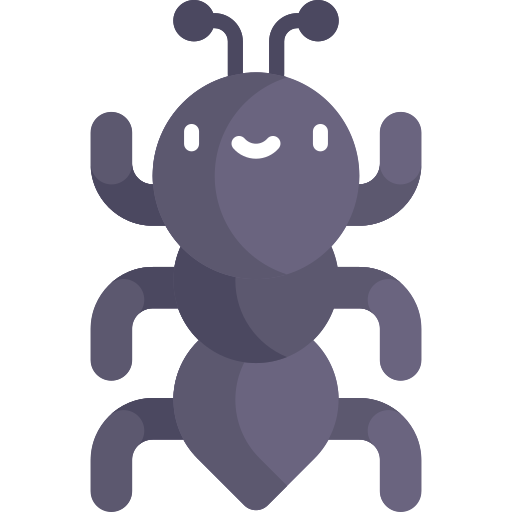 mrówka Kawaii Flat ikona