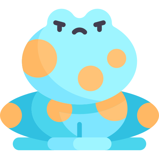 蛙 Kawaii Flat icon