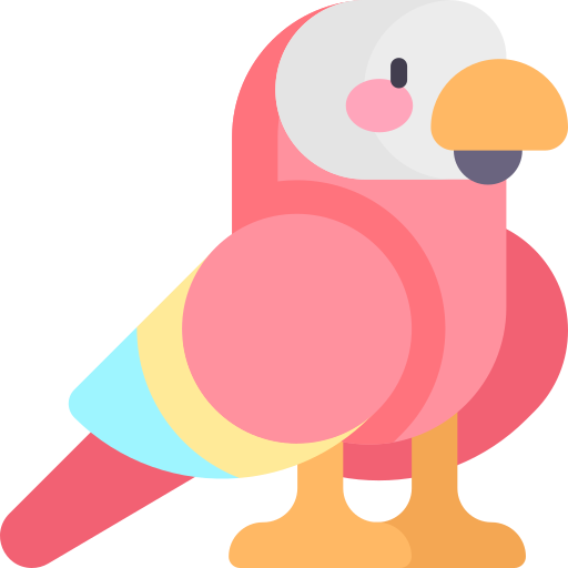 Macaw Kawaii Flat icon