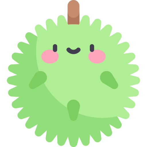 durian Kawaii Flat ikona
