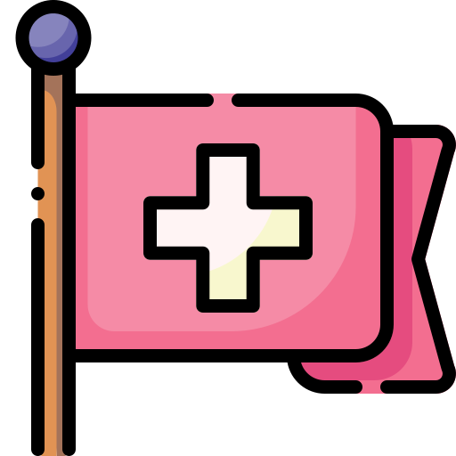 Red cross Generic Outline Color icon
