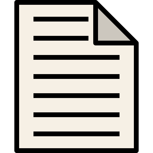 Paper Generic Outline Color icon