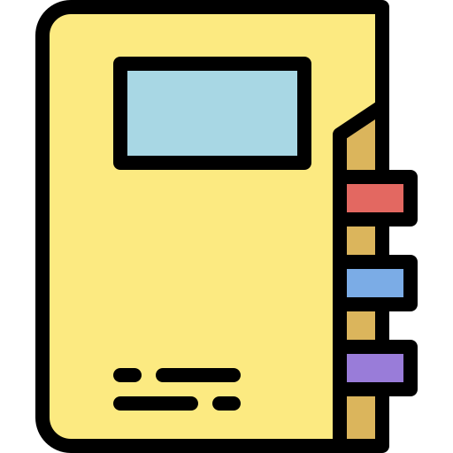 folder plików Generic Outline Color ikona