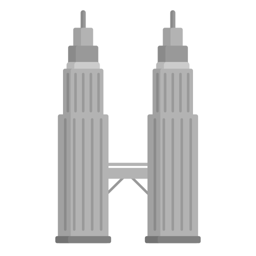 torre gemela petronas Generic Flat icono